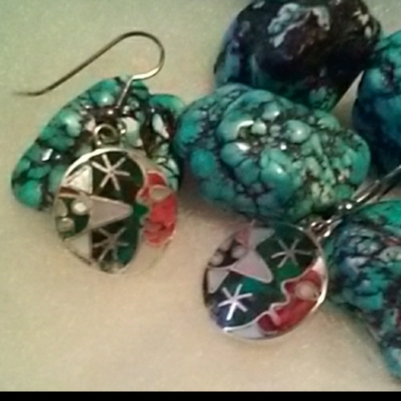 Yazzie Sun & Moon Earrings - Picture 3 of 7
